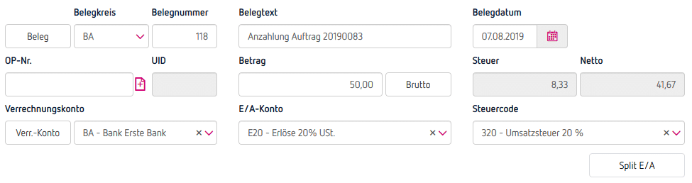 Fehl- und Überzahlungen neue Rechnung