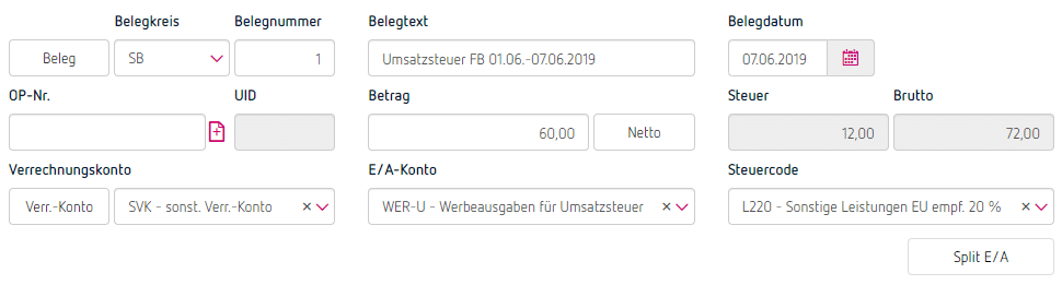 Facebook-Werbeleistung verbuchen