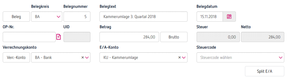Kammerumlage berechnen und richtig verbuchen
