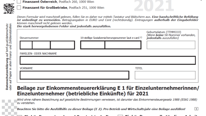 Von der Buchhaltung zur Steuererklärung